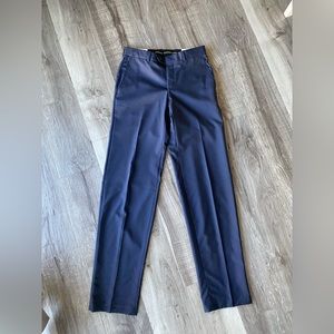 Hickey Freeman by Vitale Barberis Canonico 100% Wool Blue Men's Dress Pants